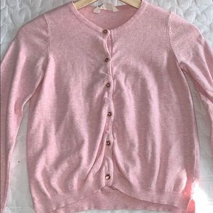 Bottom front Crew-Neck Cardi for Girls